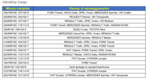 misure goodyear ultragrip cargo