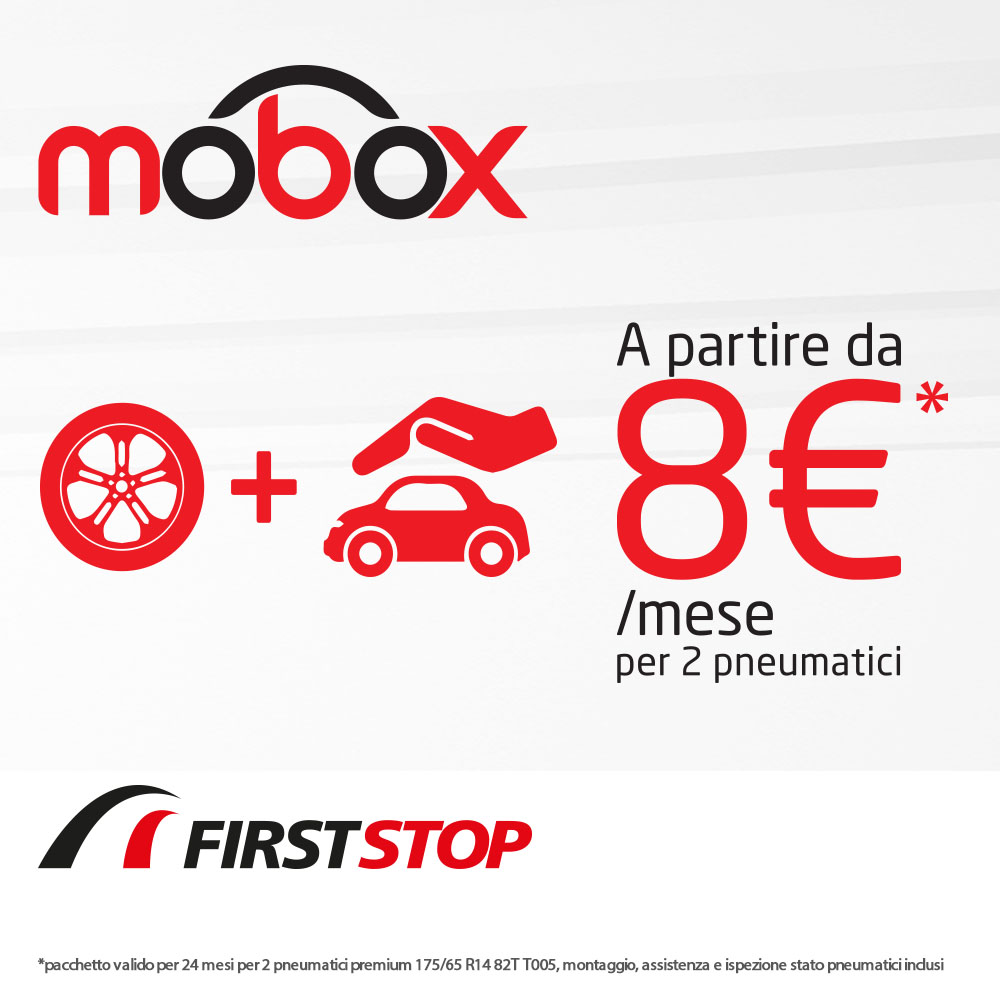 Mobox servizio abbonamento gomme pneumatici noleggio bridgestone
