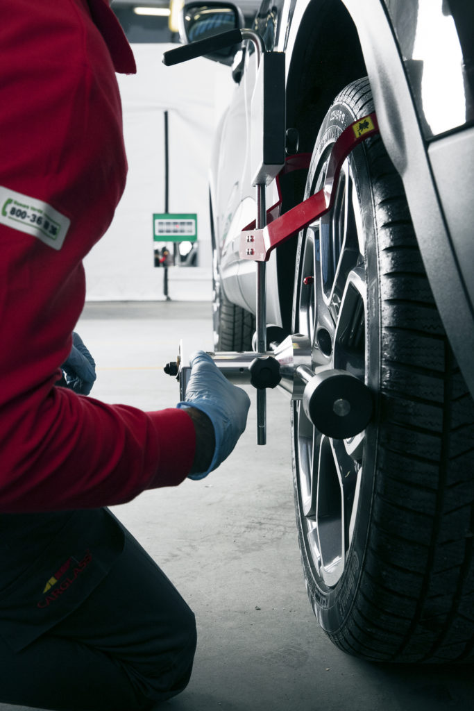 Carglass corretta ricalibratura parabrezza tecnici telecamere ADAS