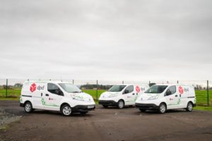 Nissan e-NV200 van al corriere DPD per le consegne a zero emissioni