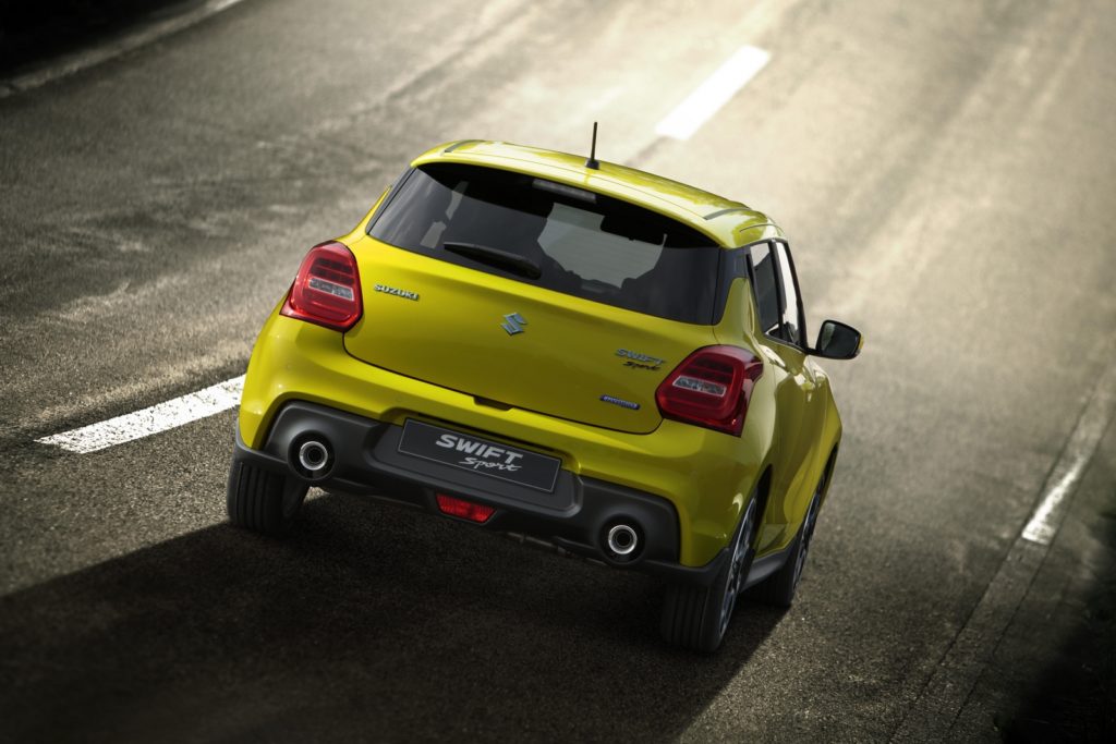 Suzuki Swift Sport Hybrid prezzo prezzi motore da 20.850 Euro ibrida