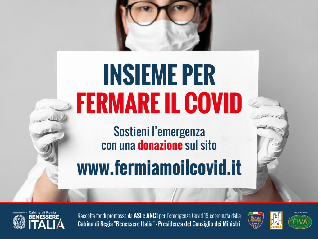Insieme per fermare il covid ASI Automotoclub Storico Italiano