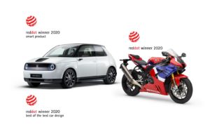 Honda Red Dot Design Awards, tra cui il "Best of the Best" per la Honda e
