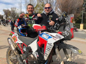 Honda Africa Twin Hispania Rally 2020 Massimo Doretto Tiziano Internò