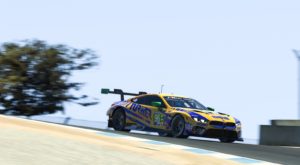 Tre BMW M8 GTE sul podio nella seconda gara della serie iRacing Pro IMSA sul circuito virtuale Laguna Seca