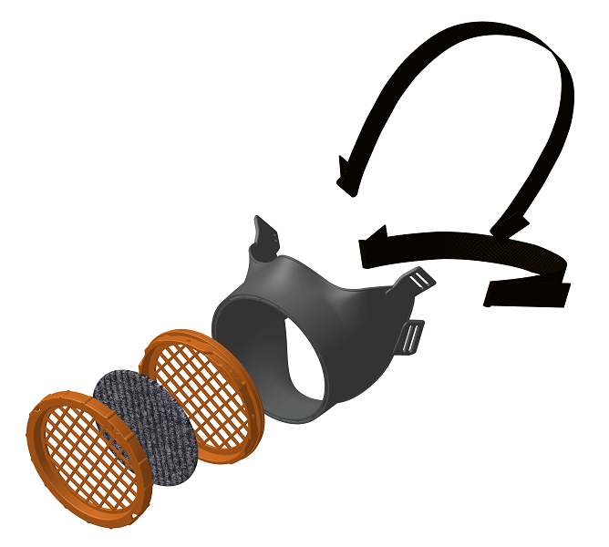 OCOV Michelin mascherina riutilizzabile coronavirus covid-19