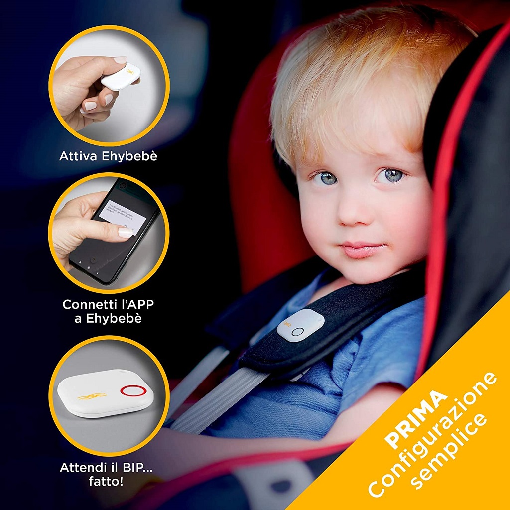 Ehybebè dispositivo anti abbandono bimbi in auto economico
