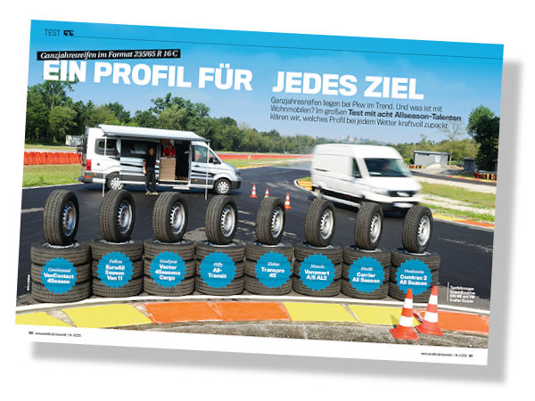 migliori gomme camper gomme furgone test gomme camper test gomme furgone gomme van pneumatici camper pneumatici furgone reisemobil autobild reisemobil