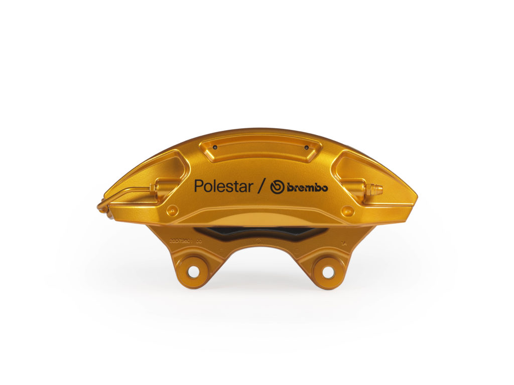 Brembo e Polestar collaborano alla realizzazione di una nuova pinza freno in alluminio appositamente progettata per la Polestar 2