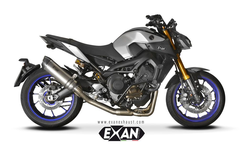 Da Exan due sistemi completi 3in1 per la Yamaha MT-09