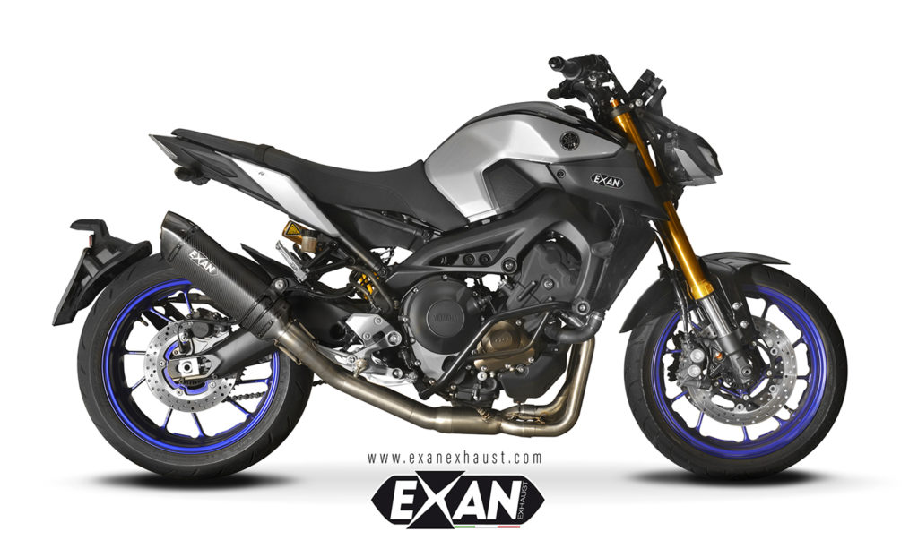 Da Exan due sistemi completi 3in1 per la Yamaha MT-09