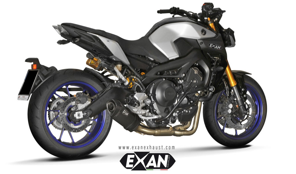 Da Exan due sistemi completi 3in1 per la Yamaha MT-09