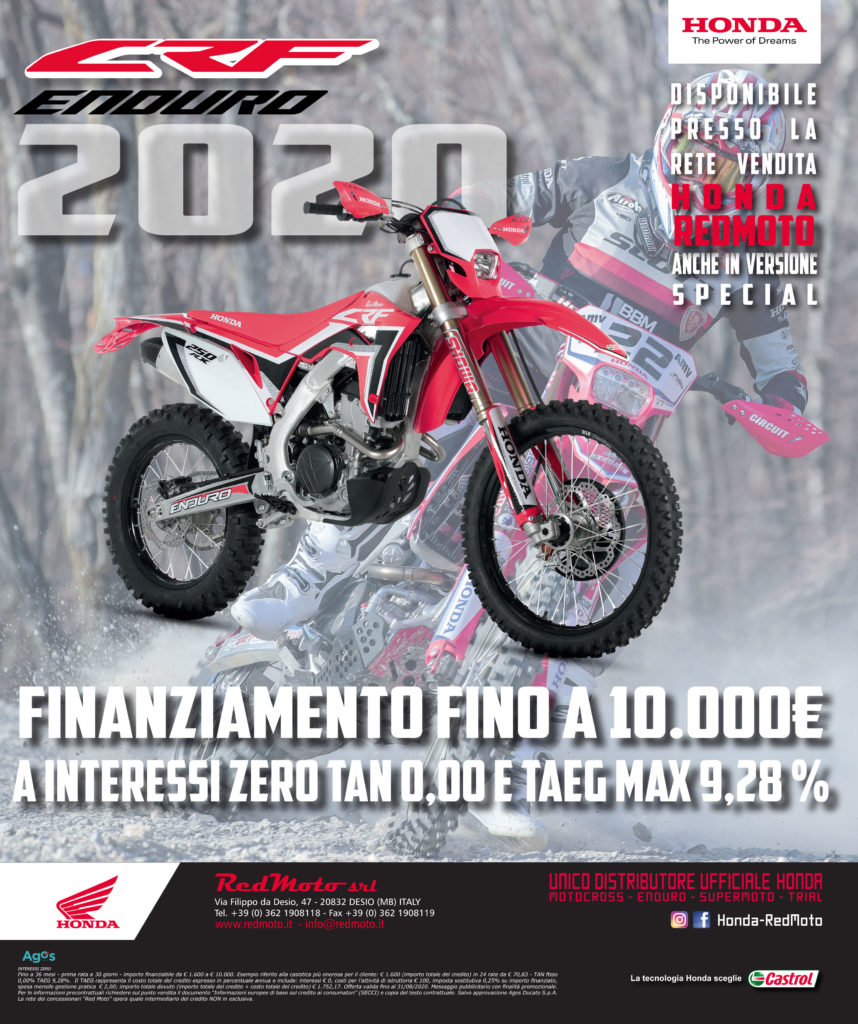 Honda RedMoto promozione CRF Enduro Supermoto Montesa Trial