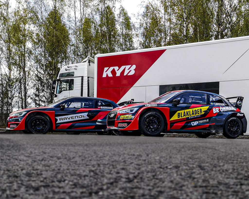 KYB Team JC mondiale Rallycross 2020 ammortizzatori sospensioni