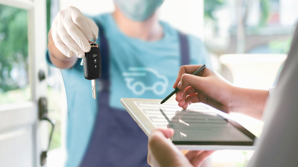 consegna a domicilio in sicurezza vetture brumbrum