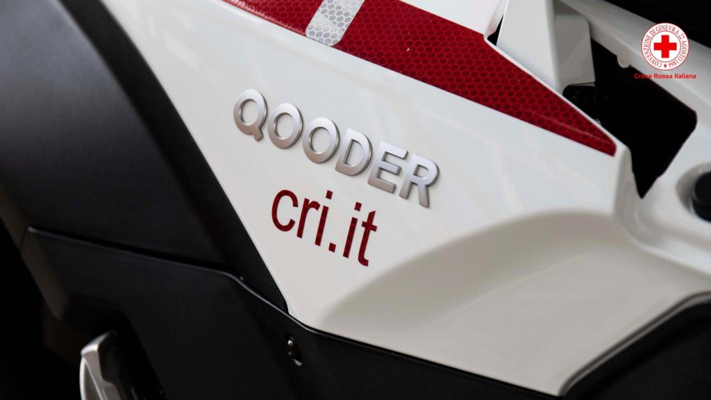 Qooder Croce Rossa Italiana scooter 4 ruote 11 veicoli territorio