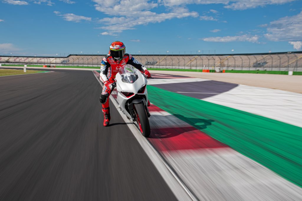 White Rosso nuova livrea Ducati Panigale V2 colori colore bianco