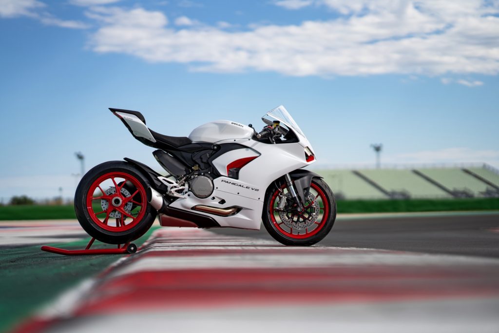 White Rosso nuova livrea Ducati Panigale V2 colori colore bianco