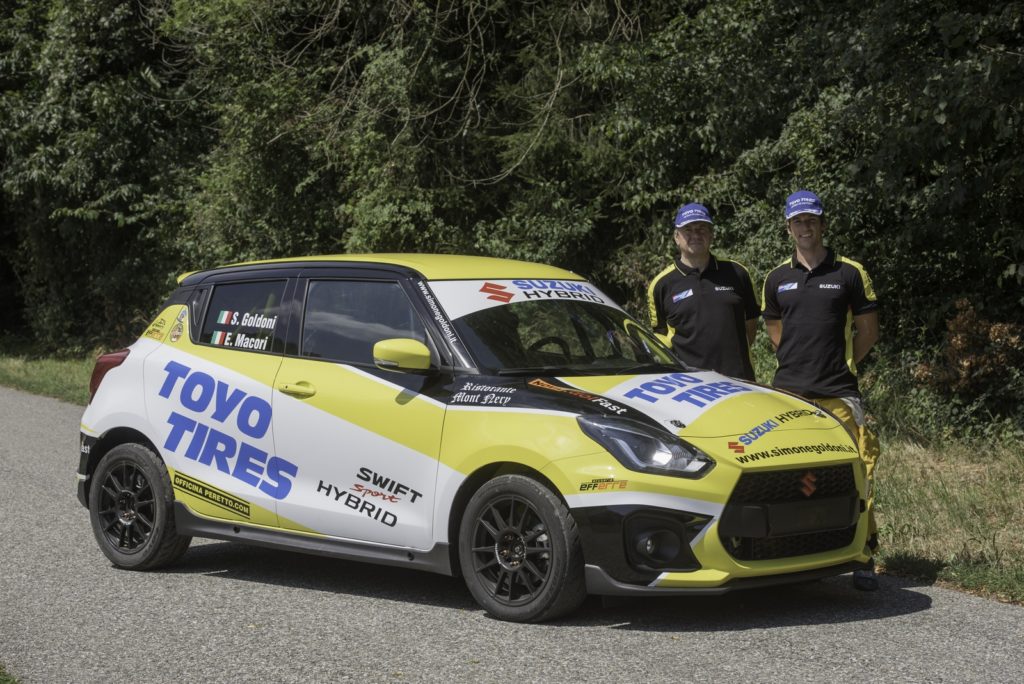 Swift Sport Hybrid R1 Suzuki il debutto al 33° rallyLana
