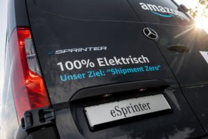 Amazon 1.800 veicoli elettrici Mercedes-Benz eVito eSprinter Van 