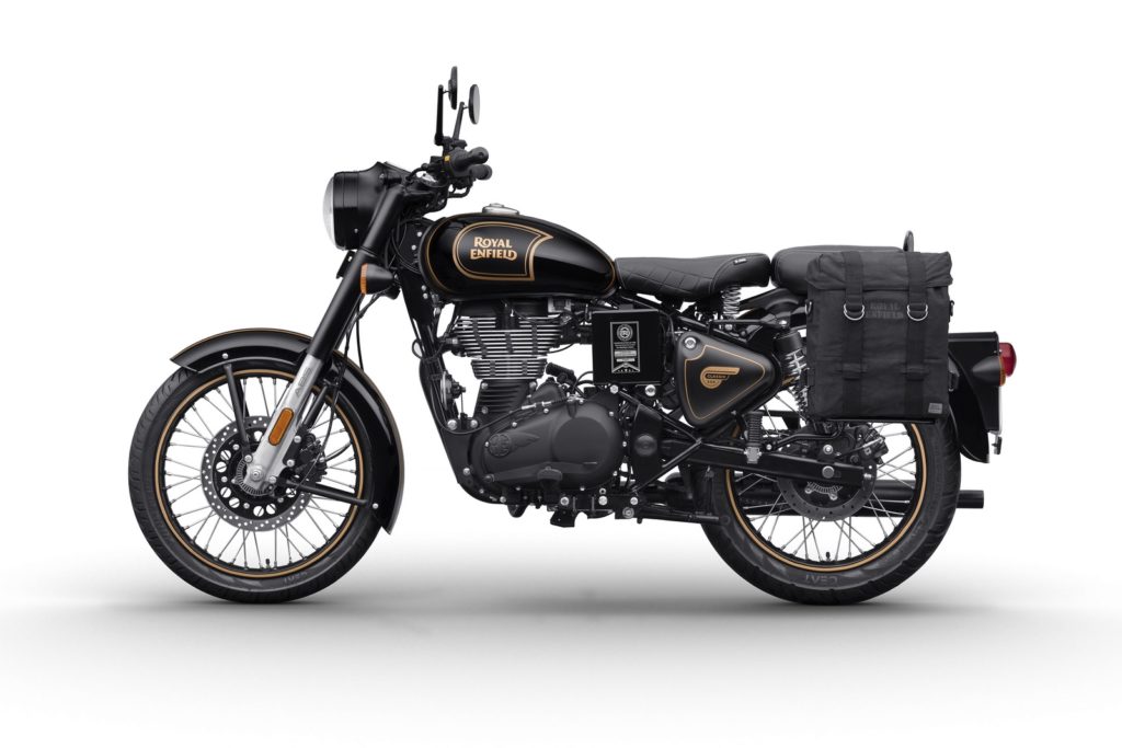 Classic Tribute Black Royal Enfield Moto da collezione