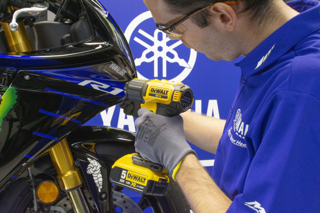DeWalt corre in MotoGP come Official Supplier della squadra Yamaha