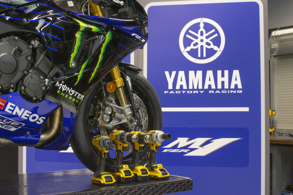 DeWalt corre in MotoGP come Official Supplier della squadra Yamaha