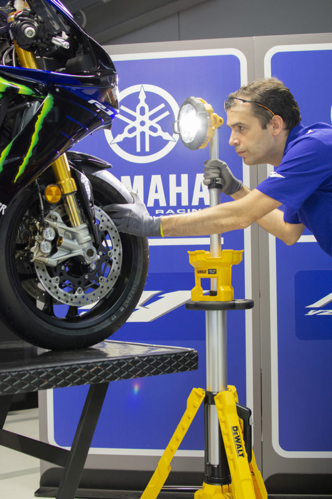 DeWalt corre in MotoGP come Official Supplier della squadra Yamaha