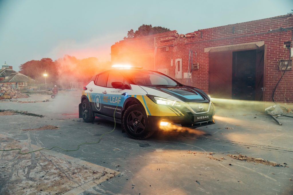 Nissan RE-Leaf: un concept 100% elettrico per le operazioni di soccorso