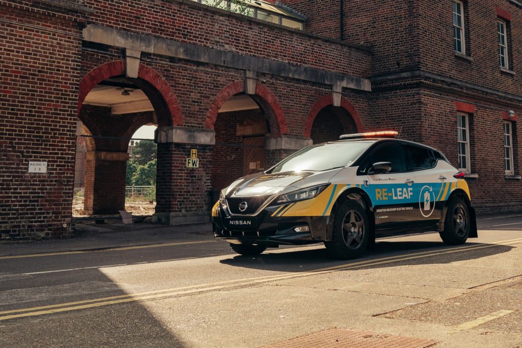 Nissan RE-Leaf: un concept 100% elettrico per le operazioni di soccorso