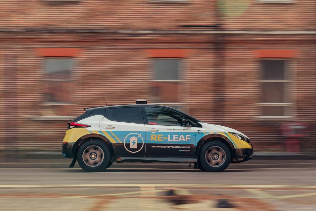 Nissan RE-Leaf: un concept 100% elettrico per le operazioni di soccorso