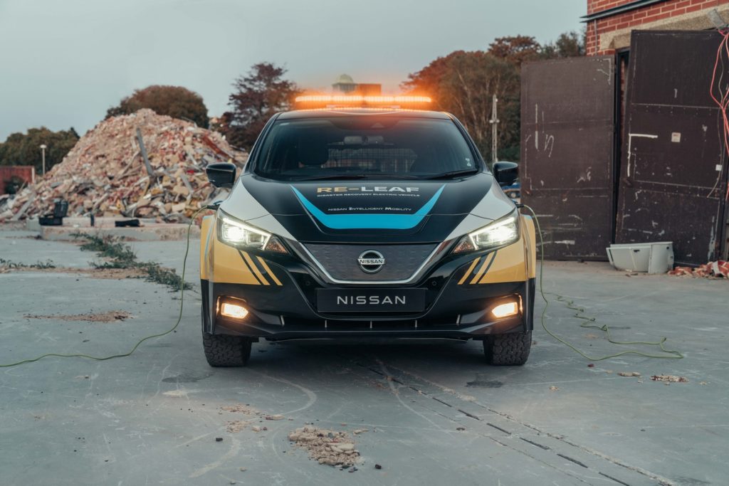 Nissan RE-Leaf: un concept 100% elettrico per le operazioni di soccorso