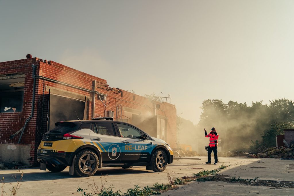 Nissan RE-Leaf: un concept 100% elettrico per le operazioni di soccorso