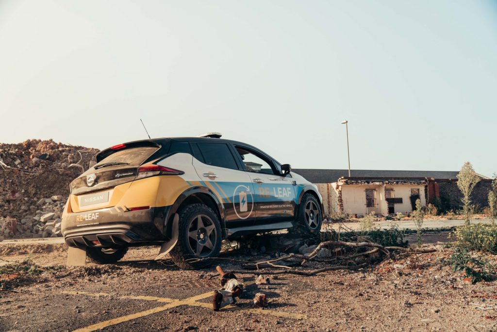 Nissan RE-Leaf: un concept 100% elettrico per le operazioni di soccorso