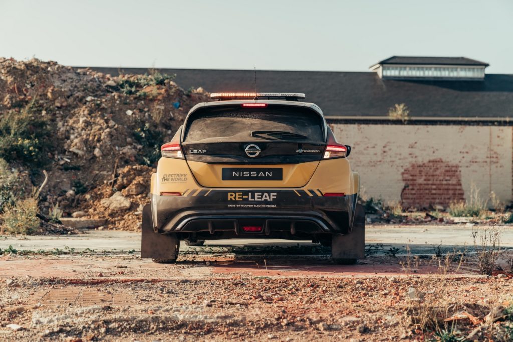 Nissan RE-Leaf: un concept 100% elettrico per le operazioni di soccorso