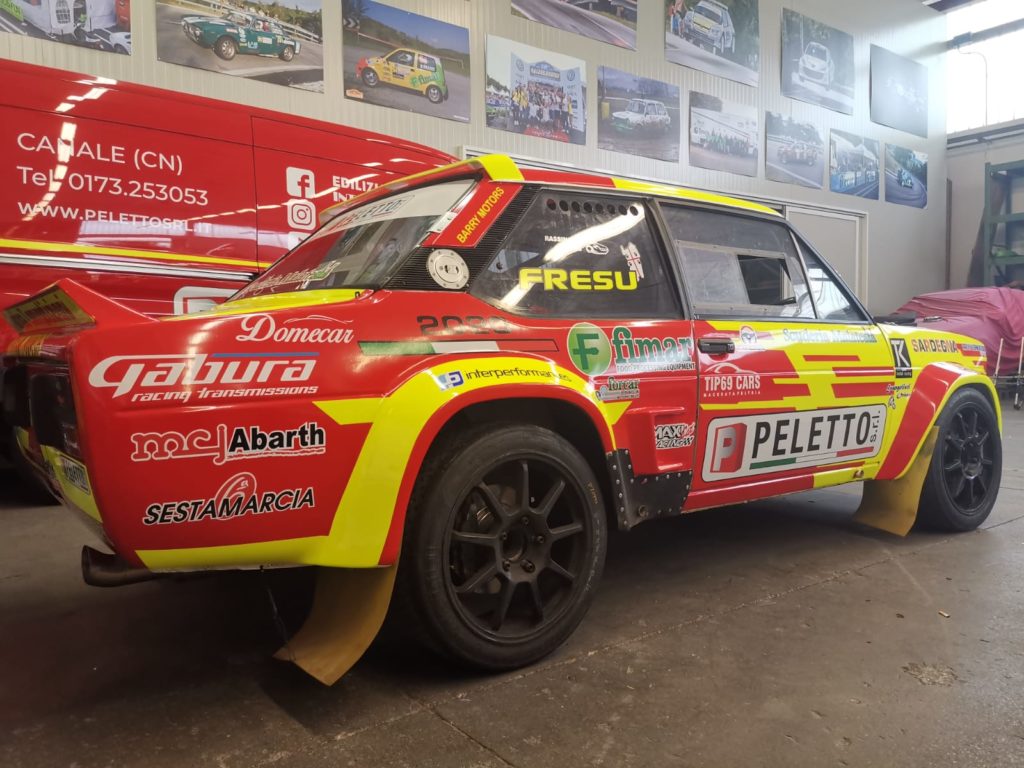 Paolo Diana Rallylegend 2020 Fiat 131 Peletto Racing Team