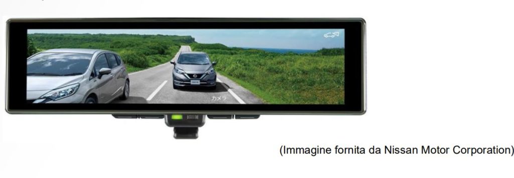 specchietto retrovisore intelligente panasonic