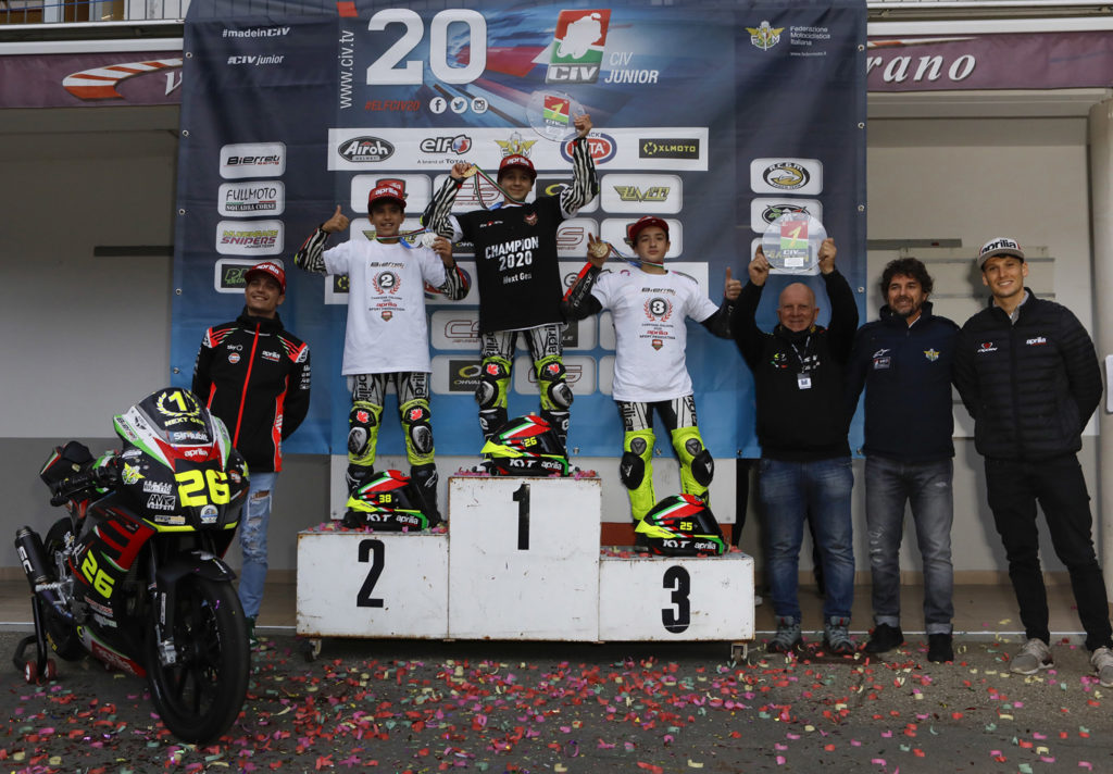 Campionato FMI Aprilia Sport Production: Lorenzo Frasca e Daniel Da Lio campioni italiani 2020