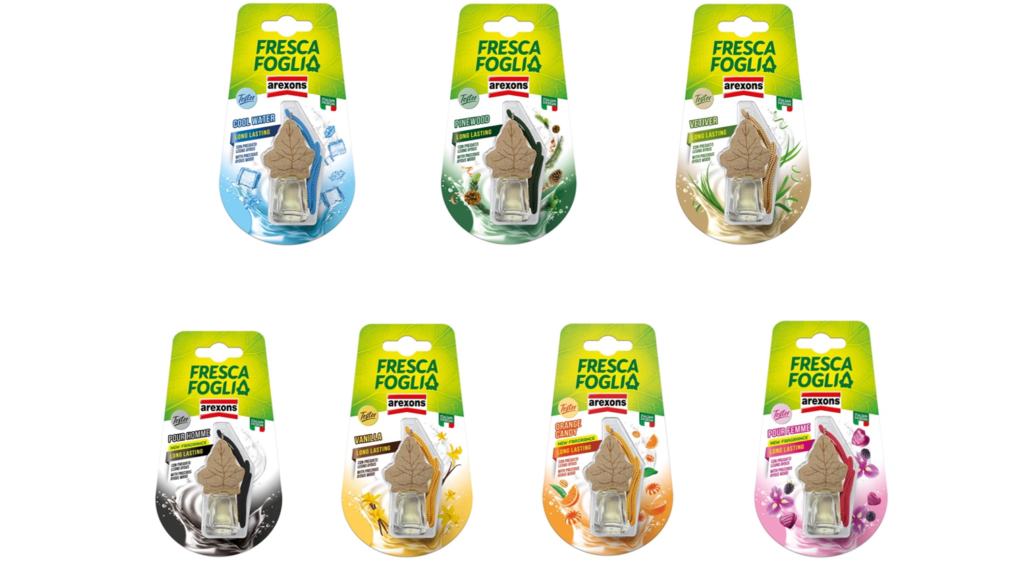 Arexons presenta la nuova linea Fresca Foglia Boccettino, rinnovata nel design e nelle fragranze