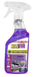 Mafra Killvir Clovir Disinfettante Superfici Auto virus disinfettanti covid-19