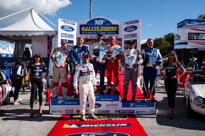 Rallylegend 2020 grande spettacolo Jean Todt Michele Mouton