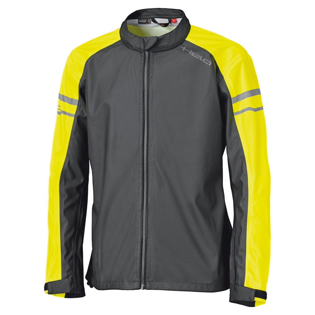 Rainstretch Top e Base: giubbotto e pantalone antipioggia by Held per affrontare senza timori le piogge e le intemperie di autunno e inverno  