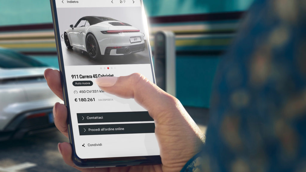 vendita online Porsche digitalizza mercato italiano vendite online