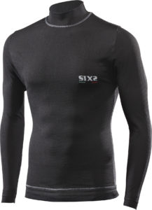 TS4 Plus by Sixs: il lupetto underwear a maniche lunghe con protezione antivento dedicata al motociclista e scooterista  
