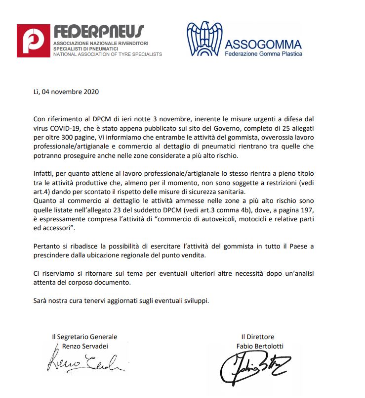 dpcm gommisti, cambio gomme zona rossa arancione gialla posso cambiare pneumatici conte decreto