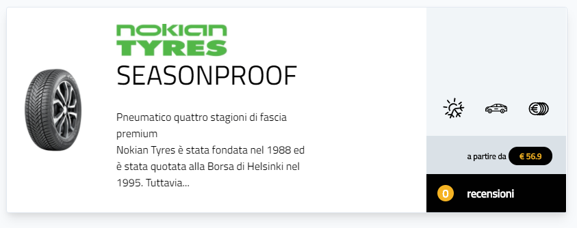 Nokian Seasonproof pneumatici all season quattro stagioni 4 stagioni