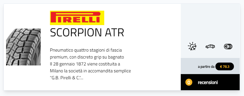 Ford F-150 Pirelli pneumatici Scorpion ATR sviluppati su misura