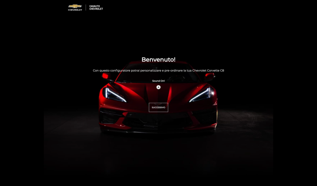 Corvette C8 Chevrolet Stingray Gruppo Cavauto vendite online