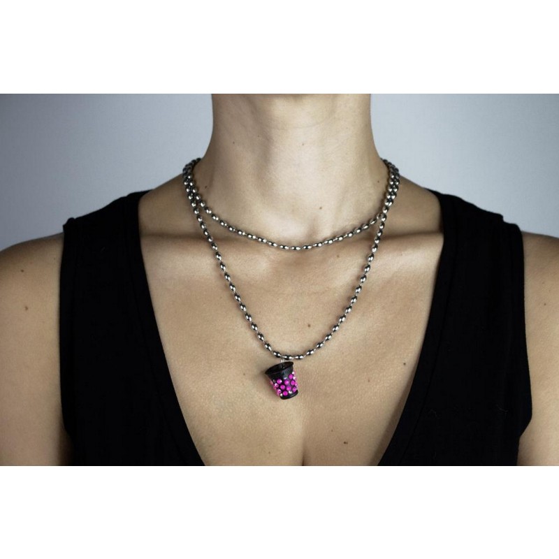 gioielli gomma keep out ditali neri swarosky pneumatici Idee regalo per lei donna gioiello con gomma ricavata da pfu riciclati