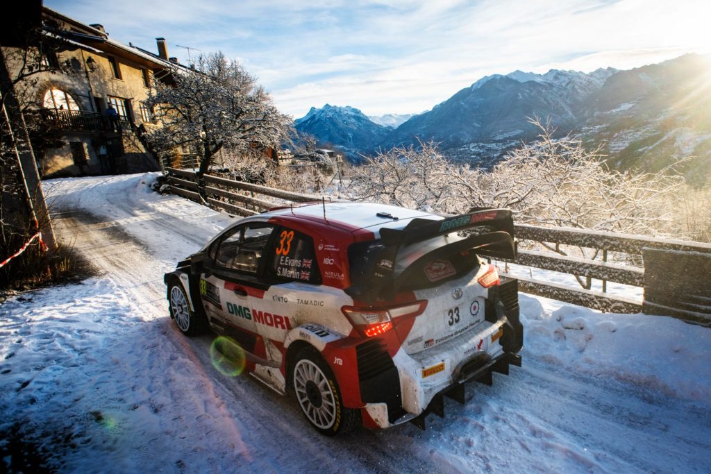 Sébastien Ogier Toyota Yaris Rallye Monte Carlo Pirelli sottozero wrc